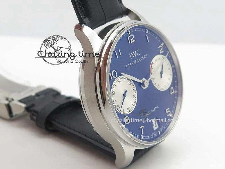 MIROTIME 0710 Portuguese Real PR IW500112 ZF 1:1 Laureus Edition On Black Leather Strap A Flexible 7369